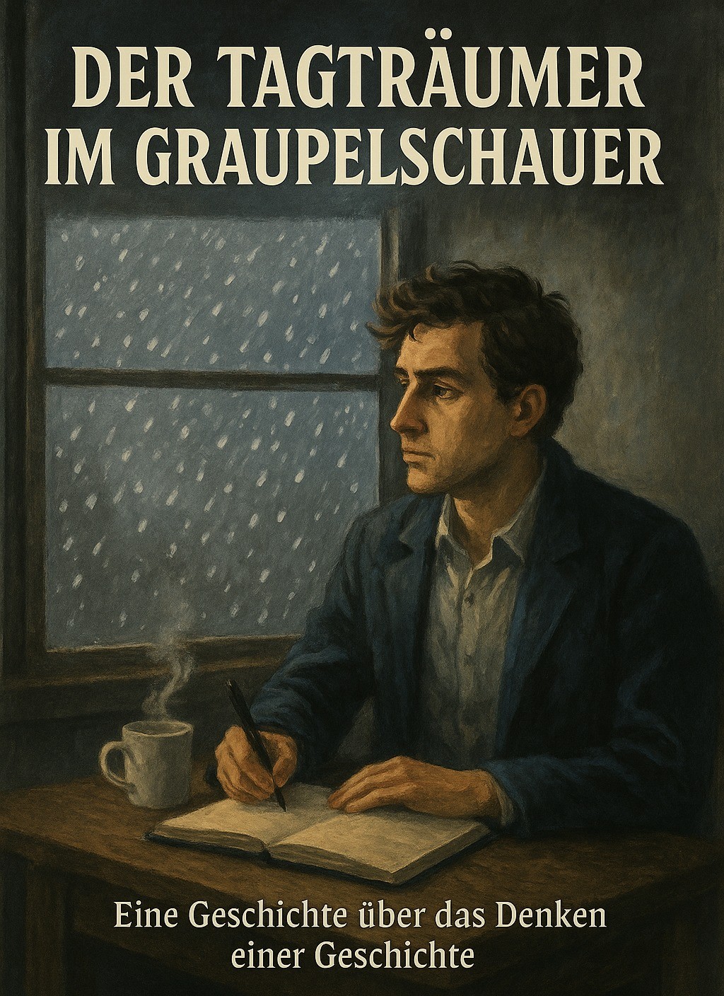 Der Tagträumer im Graupelschauer: Eine Geschichte über das Denken einer Geschichte